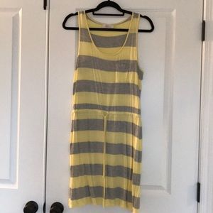Striped Beach Cover Up